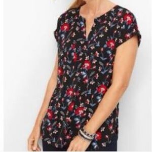 Talbots Multicolor Floral Blouse